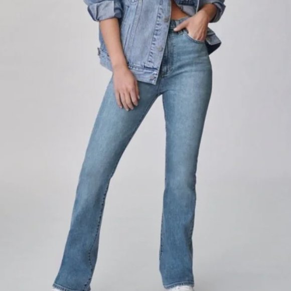 Denim Forum Bailey High Rise Boot 26 L Black - Picture 1 of 6